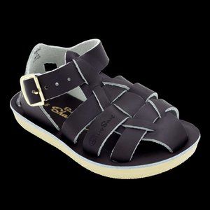 Sun-San Salt Water Sandals by Hoy - Sharks Brown Toddler 5 - NEW NWT